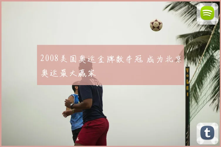 2008美国奥运金牌数夺冠 成为北京奥运最大赢家