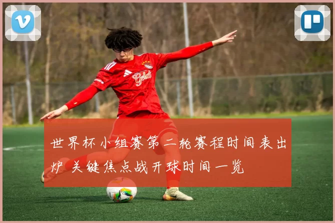 世界杯小组赛第二轮赛程时间表出炉 关键焦点战开球时间一览